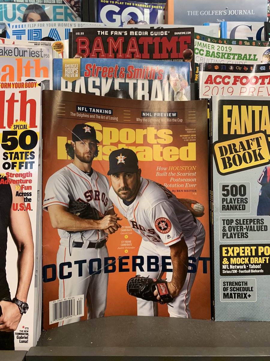 suggswriter's tweet photo. This is my last physical copy of @SInow . I bought it because I wanted to read @brianburnsed story on Atlanta sports. I’m out after 35 years of reading because of the recent layoffs. I can’t support what’s happening. #SaveSI https://t.co/qBy6eoyugU