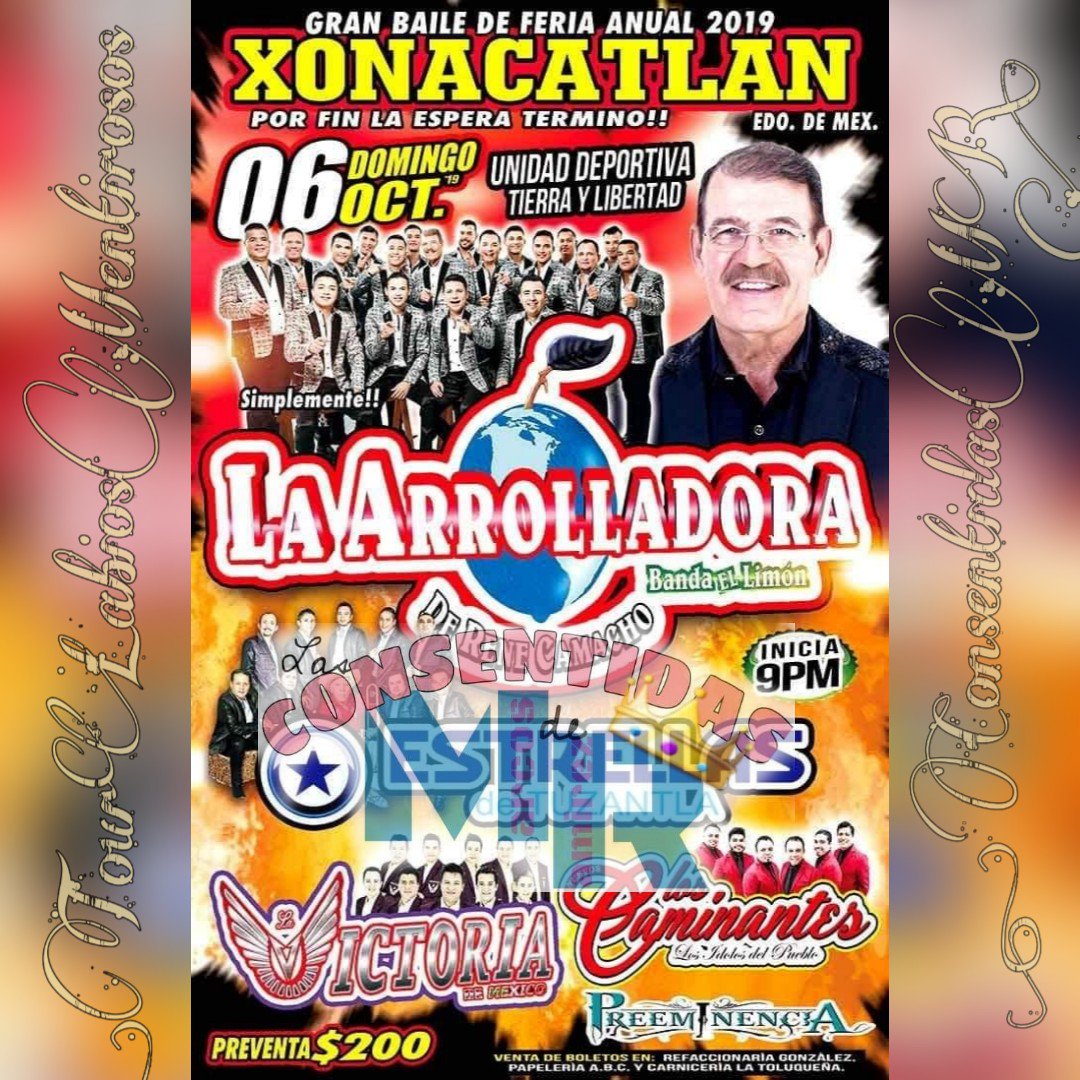 _MonseGarciia's tweet photo. Hoy la @Arrolladora Banda el Limón llegá a Xonacatlán, Edo. De México . 
¡Ven y Vive la Experiencia!
#TourLabiosMentirosos.
@LasConsenMR @marcos_abl ❣️🍋🎶

Ya pueden disfrutar del nuevo material "Labios mentirosos" 👇🏻👇🏻 https://t.co/YTbtfewsvR https://t.co/Cua85Mb0Zr