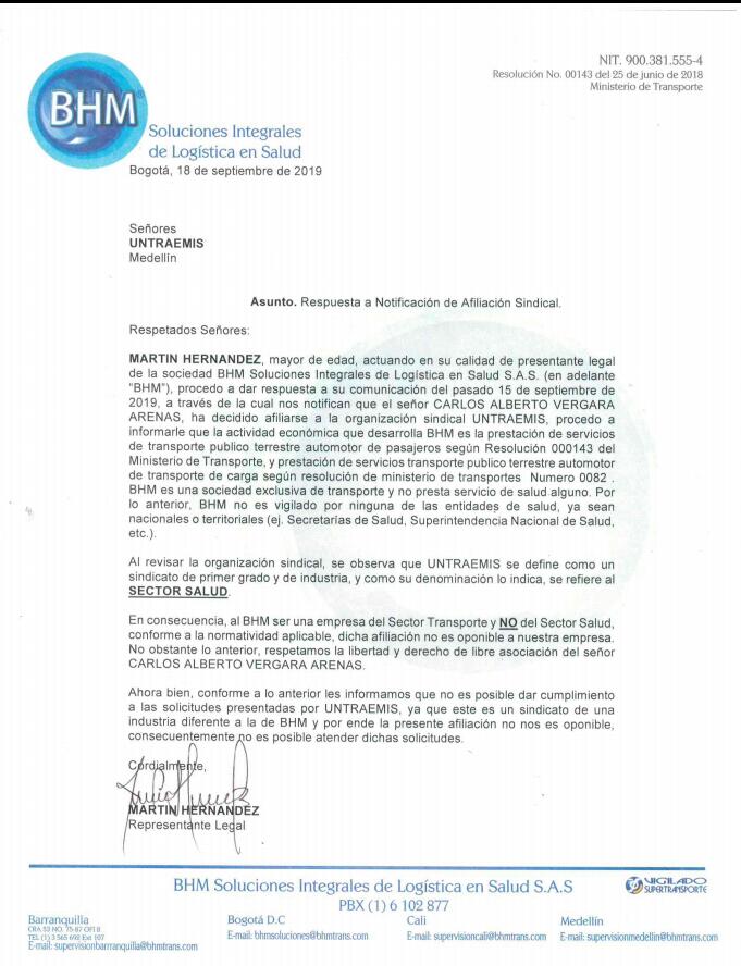 Untraemis Subdirectiva bogota tweet media