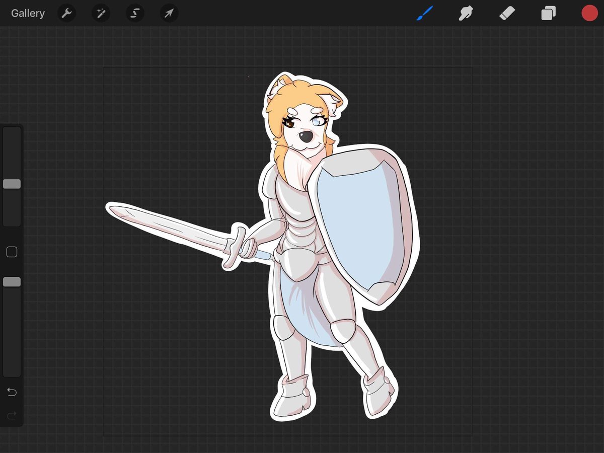 LightOblivion's tweet photo. Some sticker designs of the players of my homebrew #dnd campaign 
#halforc #canus #Halfelf #jerbeen 
#dungeonsanddragons #digitalart #procreate  p1/2 https://t.co/EmwZReaZh2
