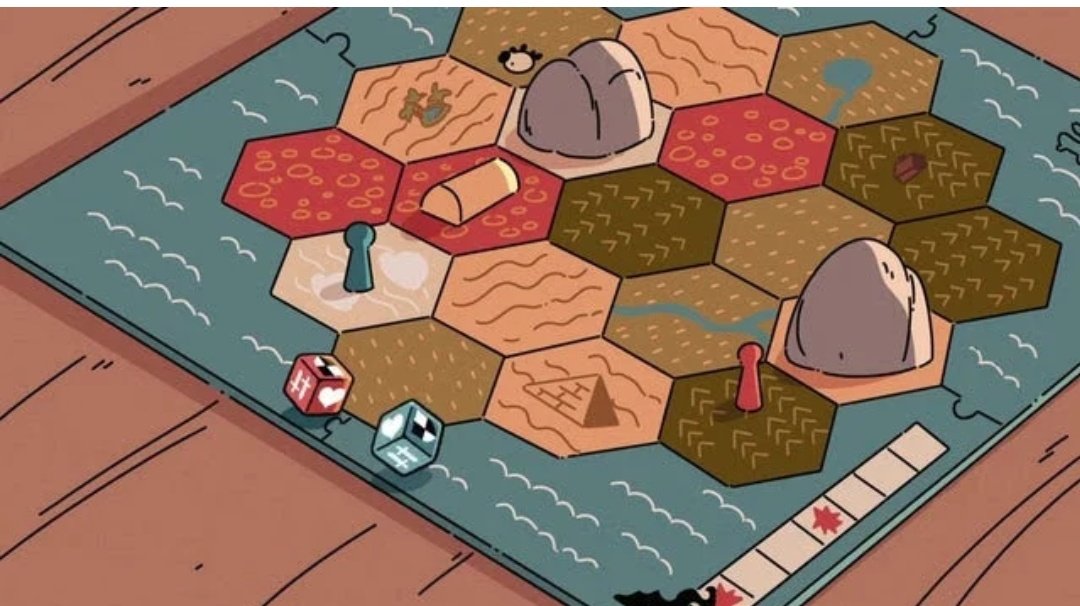 CorderoGomez3's tweet photo. Anyone else obsessed with fictional Table Top games? Whenever I see one on screen, I wanna know what the rules are. I wanna play #DragonPanic from #Hilda, damnit! It's probably just Catan with dragons, but still, that sounds awesome.
#TTRPG #FakeGames #settlersofcatan #catan https://t.co/o8ln01keM8