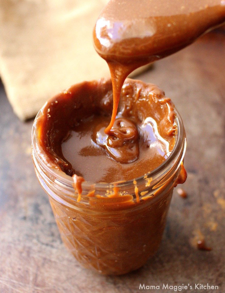 maggieunz's tweet photo. Cajeta is a Mexican caramel sauce made from the milk of a goat that will float your boat. The sauce is delish on any dessert dish. Recipe and step-by-step tutorial > 
https://t.co/g18Z3IhP2C #mexicanfood #mamamaggieskitchen https://t.co/KpiwCecLqE