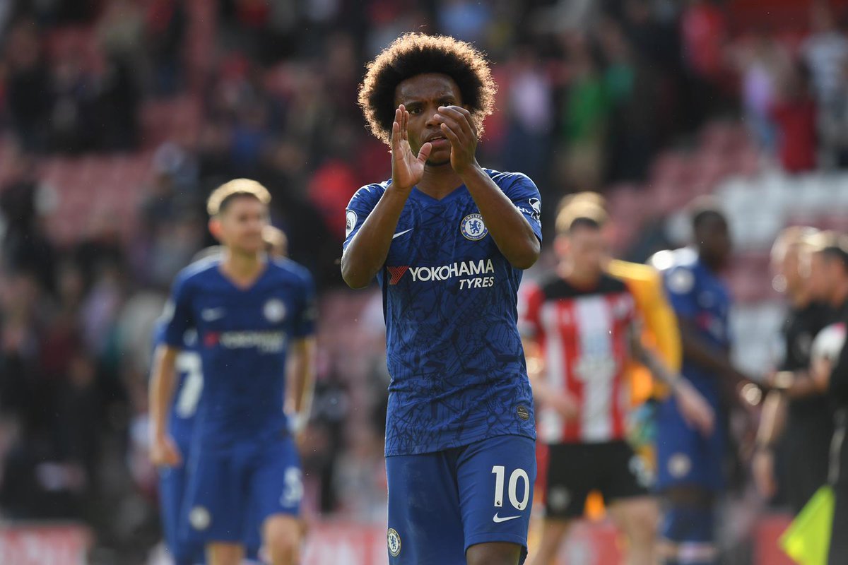 A great team performance today! Fourth win in a row. We have to keep working hard because there is still a lot to improve! Come on Chelsea!!!💪🏿💙Grande trabalho em equipe hoje! Quatro vitórias em sequência. Vamos seguir trabalhando forte, pois ainda há muito a melhorar!💪🏿💙