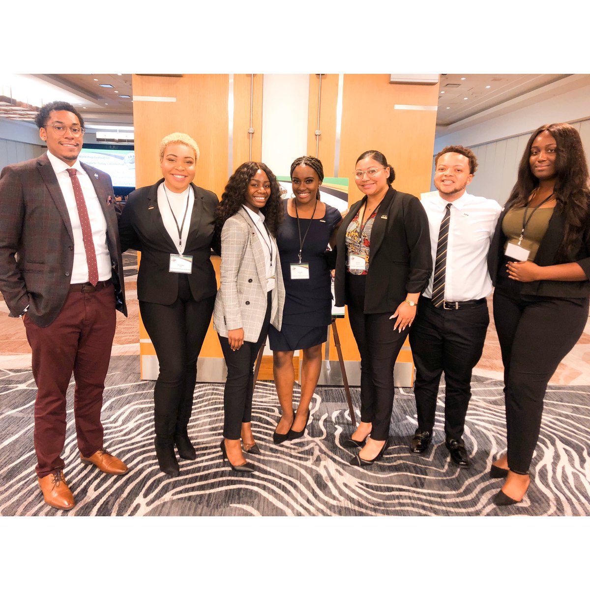 100BlackMen's tweet photo. A huge part of the path to success is dressing for the occasion. Thank you @Macys for their dedication and continued support of the work of the 100. #c100nextgen #dressforsuccess #macysculture https://t.co/8y5IkIaoke