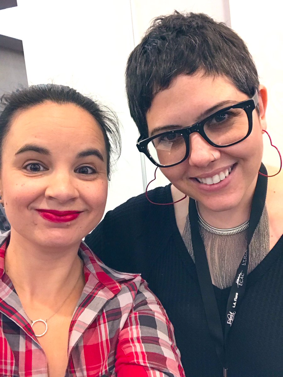 SadieLovesBooks's tweet photo. When you catch an elusive @RoanParrish in the wild, you have to take a pic. Sorry, I don’t make the rules. 🤷🏻‍♀️🥰 #ECAC19

P.S. She’s very friendly &amp; sweet, for someone whose books will rip your heart out of your chest! https://t.co/GDPuu9HIe9