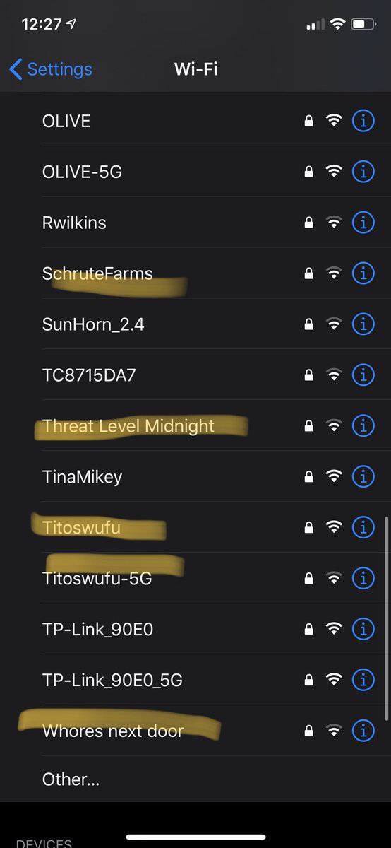 KingJamYT's tweet image. #threadstart of wacky internet names?  This is just in the surrounding area of my apartment lol