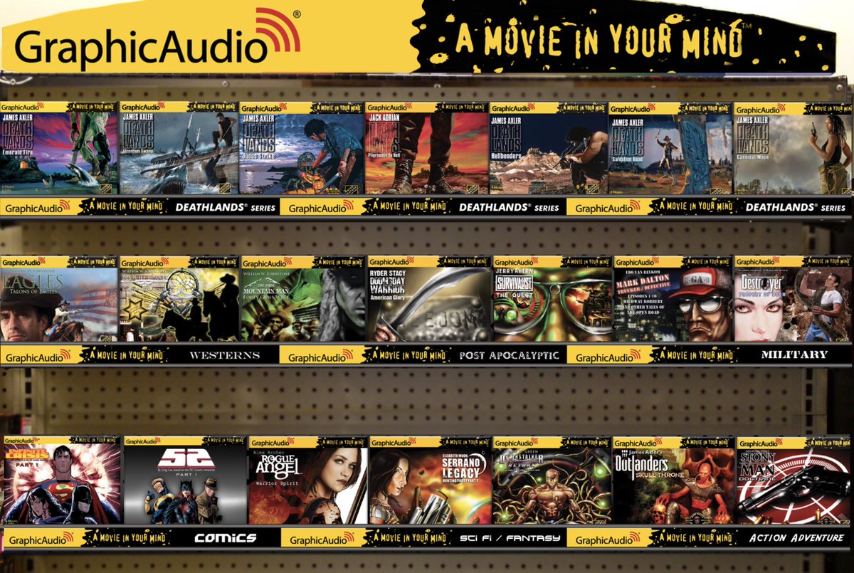 GraphicAudio's tweet photo. What are some of your favorite GraphicAudio titles from the past 15 years? Any particular scenes from the books that had you amazed? https://t.co/BkOXwKuIL6