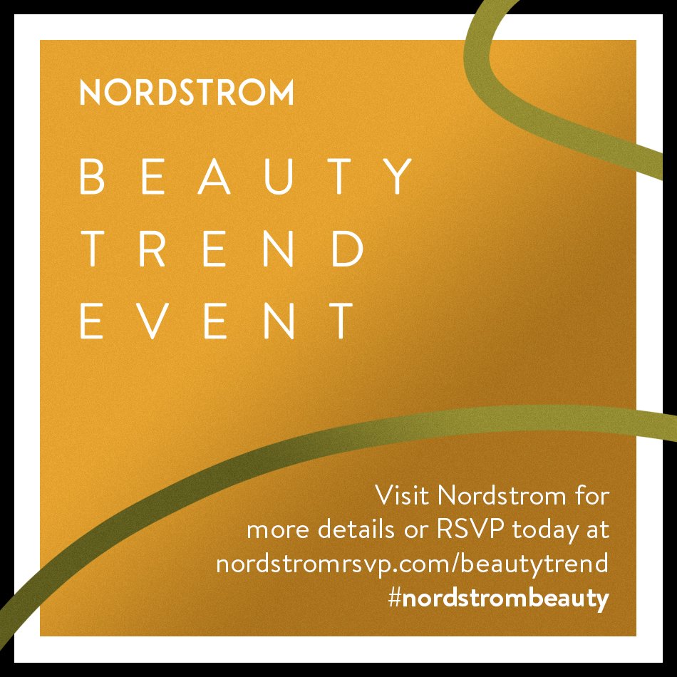 You’re invited to the 2019 Fall Beauty Trend Week, 10/20-10/26 at The Woodlands <a href="/Nordstrom/">Nordstrom</a> store. Get the scoop on the newest trends, products, insider tips &amp; tricks, skin care &amp; fragrance consultations, personalized samples &amp; exclusive gifts with purchase (while supply lasts).