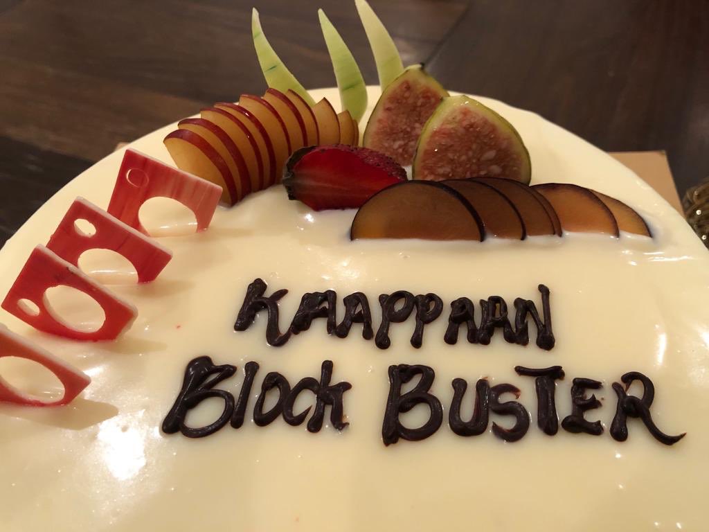 KiranDrk's tweet photo. #Kaapaan get together  @Jharrisjayaraj place... Celebrated with good memories. @anavenkat @LycaProductions @Suriya_offl @arya_offl @sayyeshaa @thondankani @msprabhuDop @prabaka47900101 https://t.co/RsCwNmXtvl