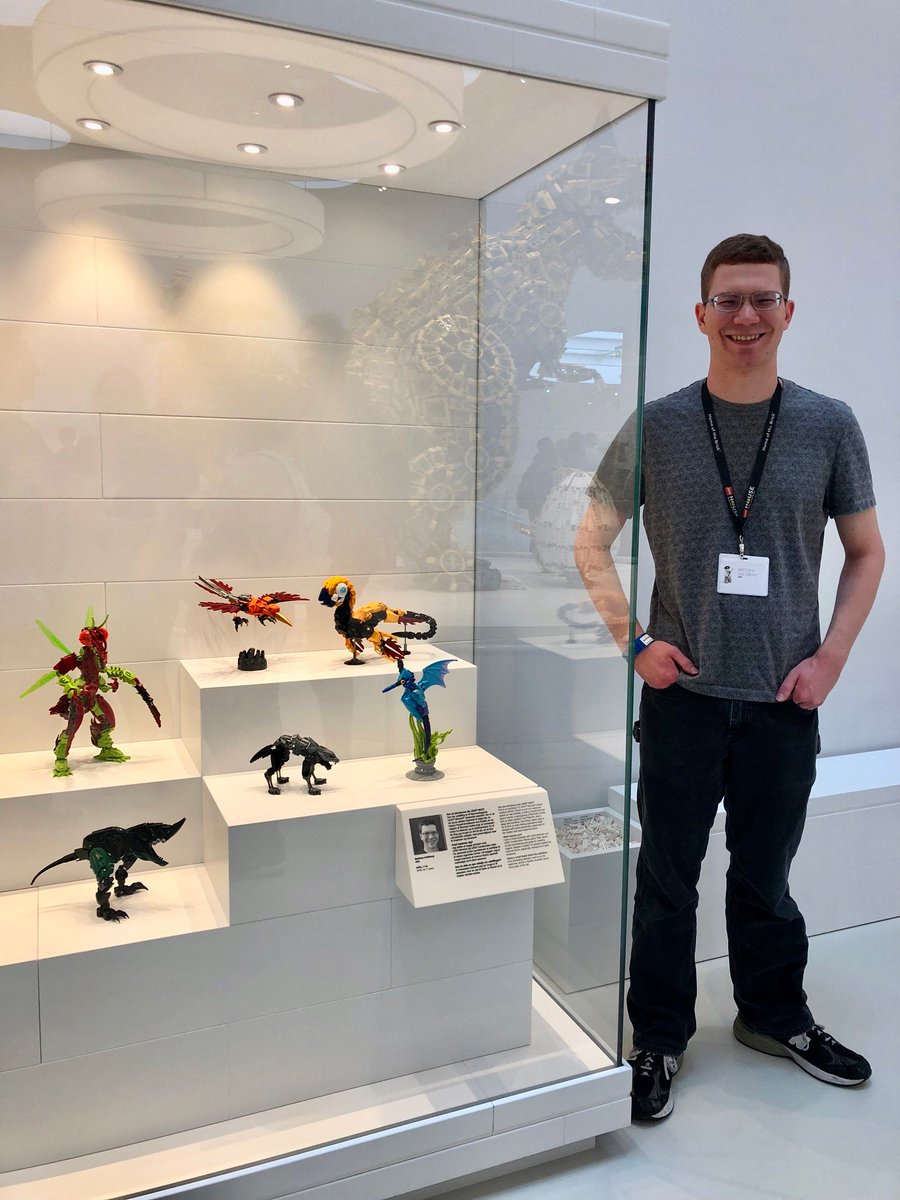 ballomnomnom's tweet photo. It was an incredible experience visiting Billund and setting up my MOCs in the #LEGO House Masterpiece Gallery on the 25th! Anyone visiting can see these for the whole next year.

#Bionicle #MOC @LEGO_Group https://t.co/zmjC7AfA5e