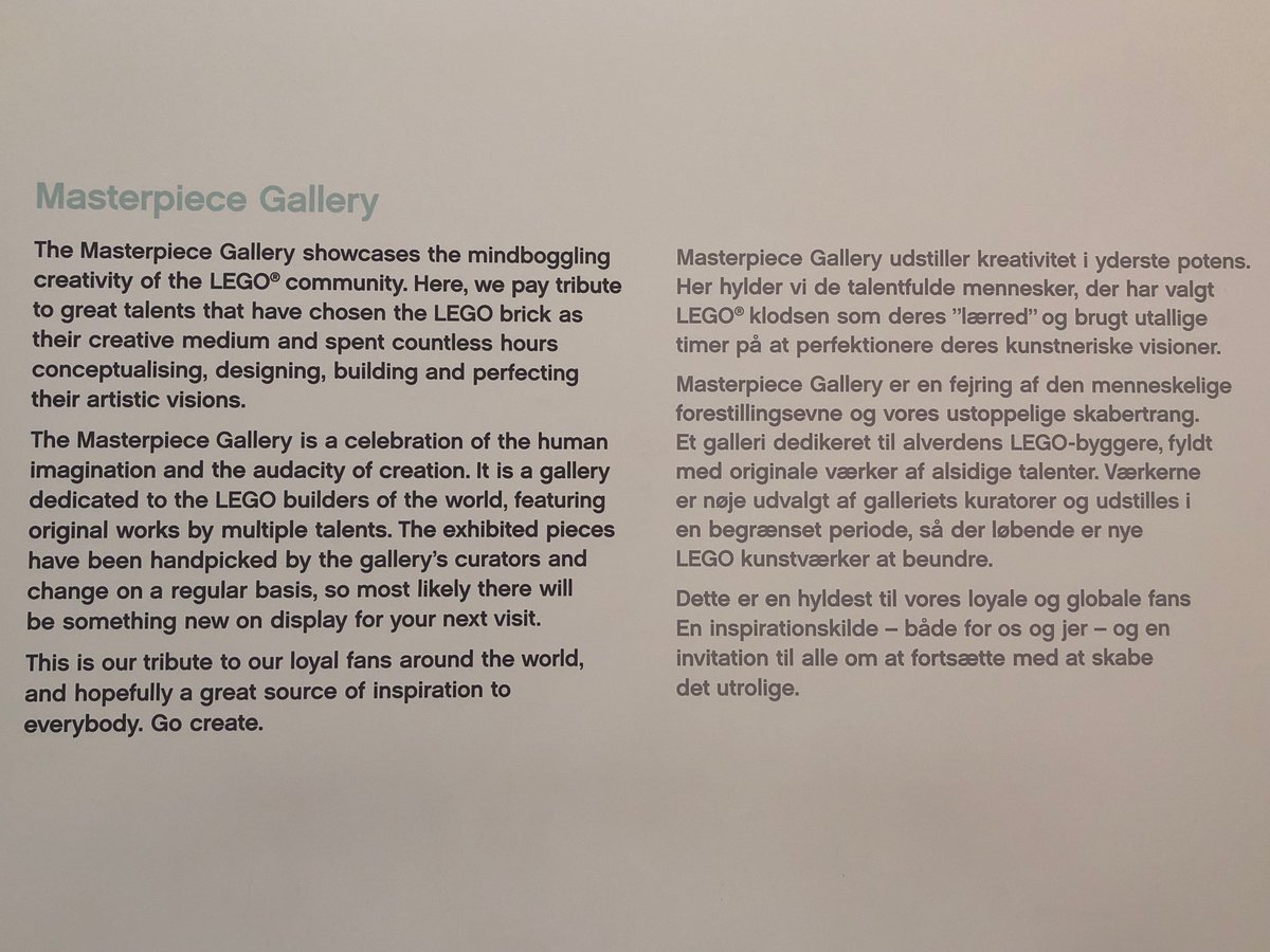 ballomnomnom's tweet photo. It was an incredible experience visiting Billund and setting up my MOCs in the #LEGO House Masterpiece Gallery on the 25th! Anyone visiting can see these for the whole next year.

#Bionicle #MOC @LEGO_Group https://t.co/zmjC7AfA5e