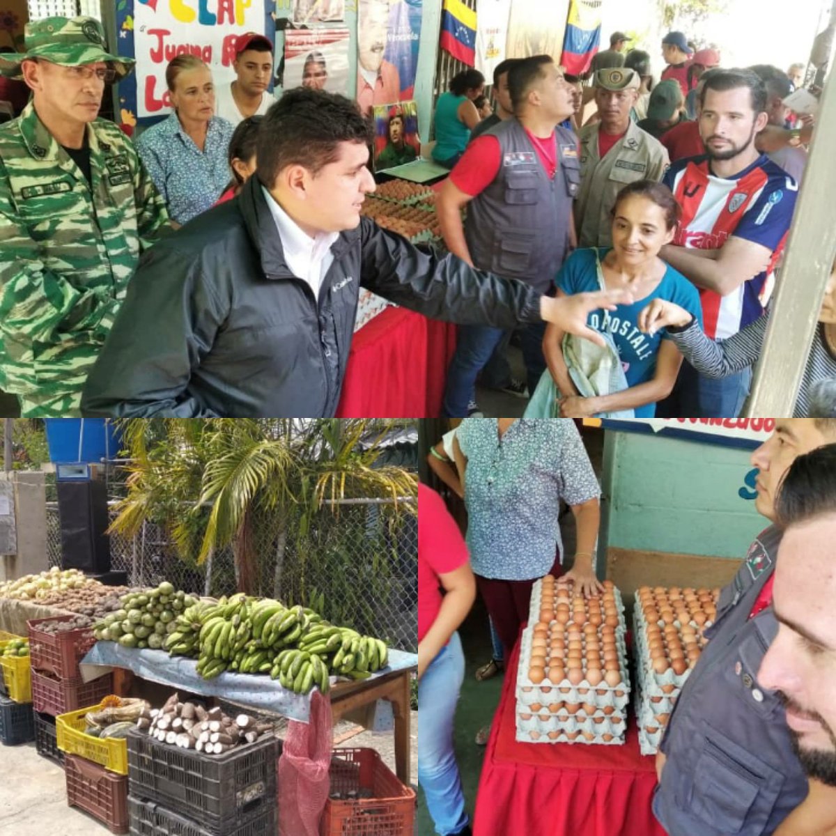 NelsonLAlvarez's tweet image. Feria del Campo Soberano en #Merida con nuestro jefe político .@JEHYSONGUZMAN #TodosSomosClap gracias al presidente .@NicolasMaduro .@MinppalOficial .@cuspal_oficial .@ClapOficial .@MercalOficial .@Mercal_Merida @SuarezYeymi