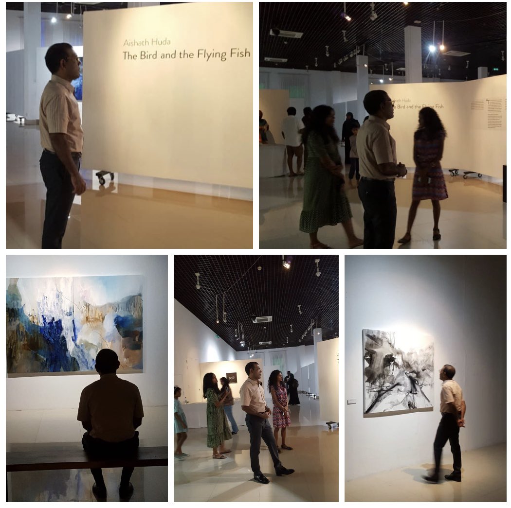 Really enjoyed Aishath Huda’s exhibition at the National Art Gallery today. I especially admired the depth and the detail of the compositions.