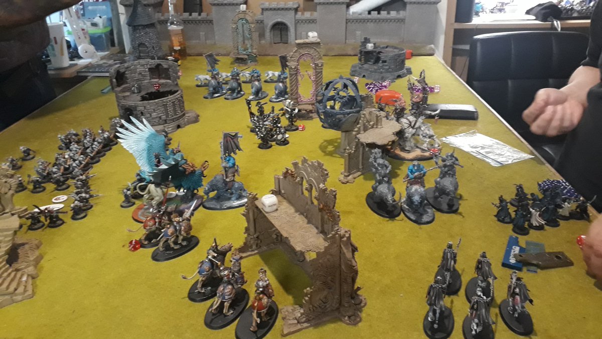 PositiveVictim's tweet photo. Games night at ze Bruce's 
Turn up to a doubles game 
So cool seeing Dark Riders and Assassins in games again 😁 https://t.co/JMvkhoPPfU