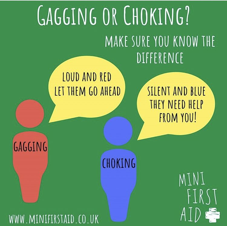 minifirstaiduk's tweet image. Gagging or choking - do you know the difference? #firstaid