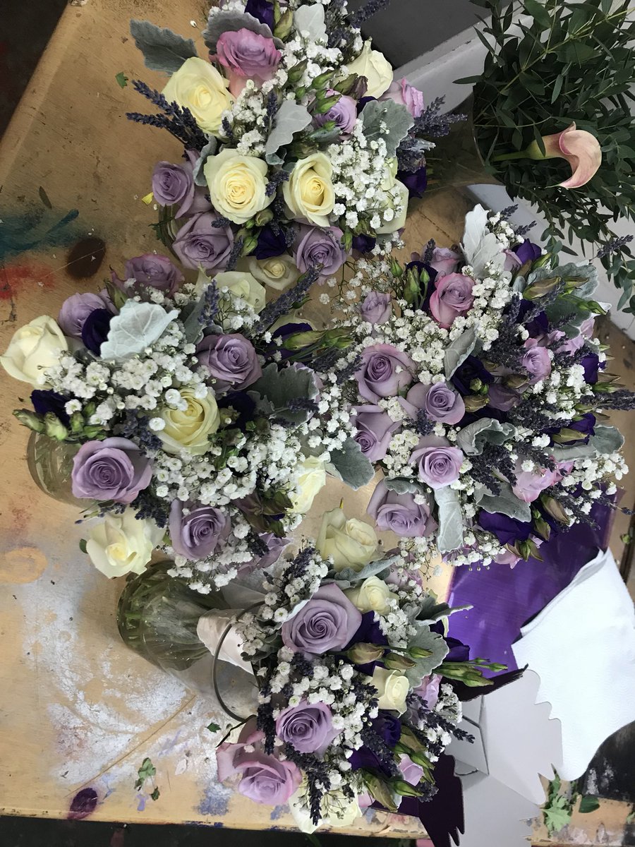 #Lavender #wedding from this weekend. 💜 #bridalflowers @shopconcourse @Xav_Anderson @blossoms_house @envoguehomes @BrownlowInfo @PatNiland_Photo @lauragraham0109 @Skem_PULSE