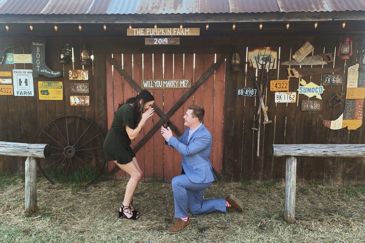 krystian_f's tweet photo. On our first date in 2016 i knew i would marry you...who knew in the same spot i would get to say yes to forever with you! ✨💍 https://t.co/yoN1FXF11s