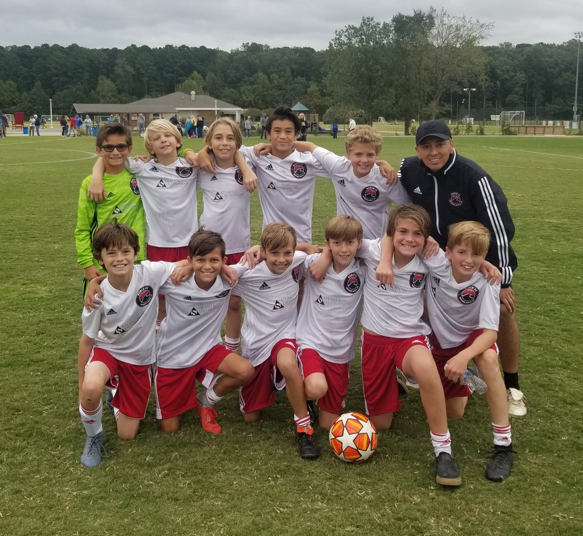 Beach FC U12 Boys Black Benfica won 3-1 to advance to the semi-final of the President's Cup!!
