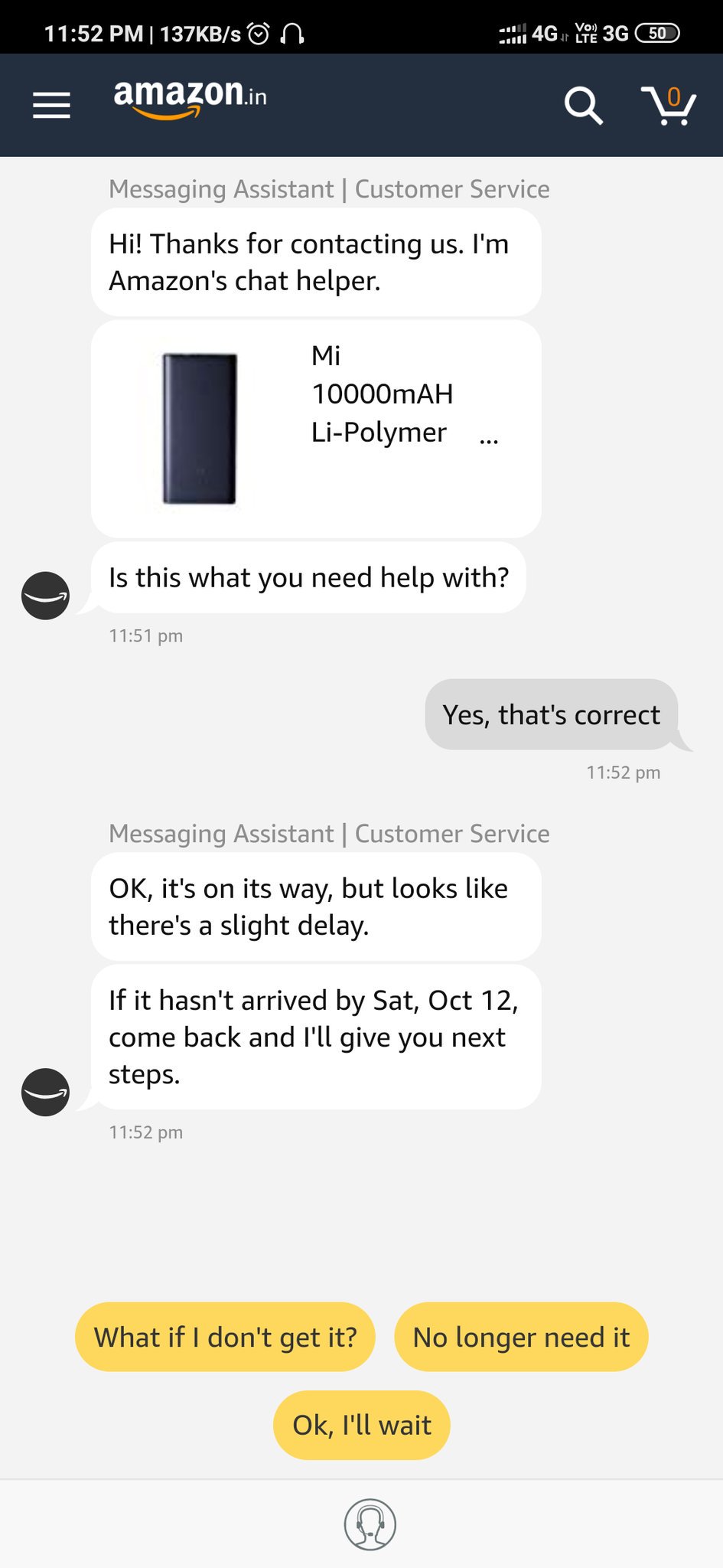 Twitter 上的 Mithilesh Raichura Amazonhelp You Mean This Ps Chat Is 30 Seconds Old T Co Yfmtxghrul Twitter