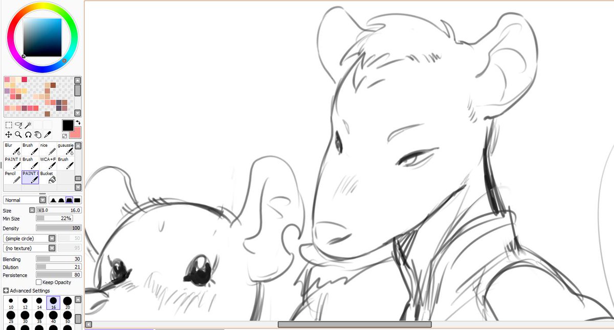 J'me suis vraiment dit en le dessinant "il faut qu'il soit sexy" jpp c'est un rat... 
