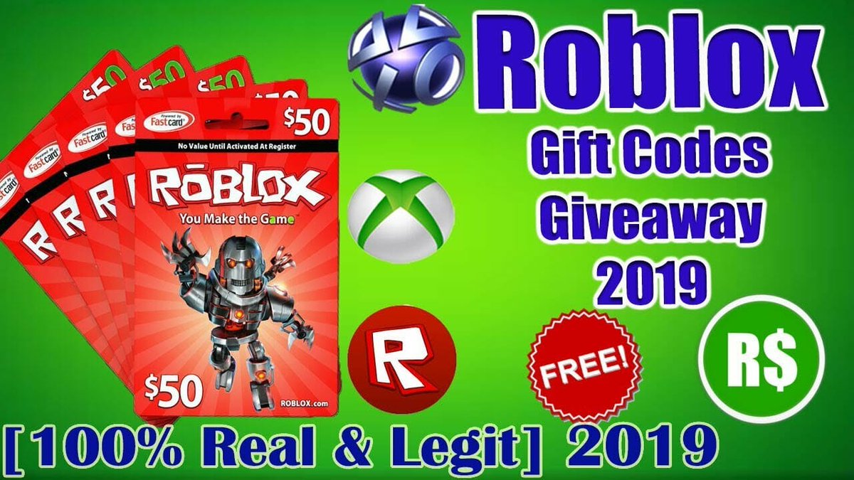 Roblox Gift Card Code Giveaway 2020