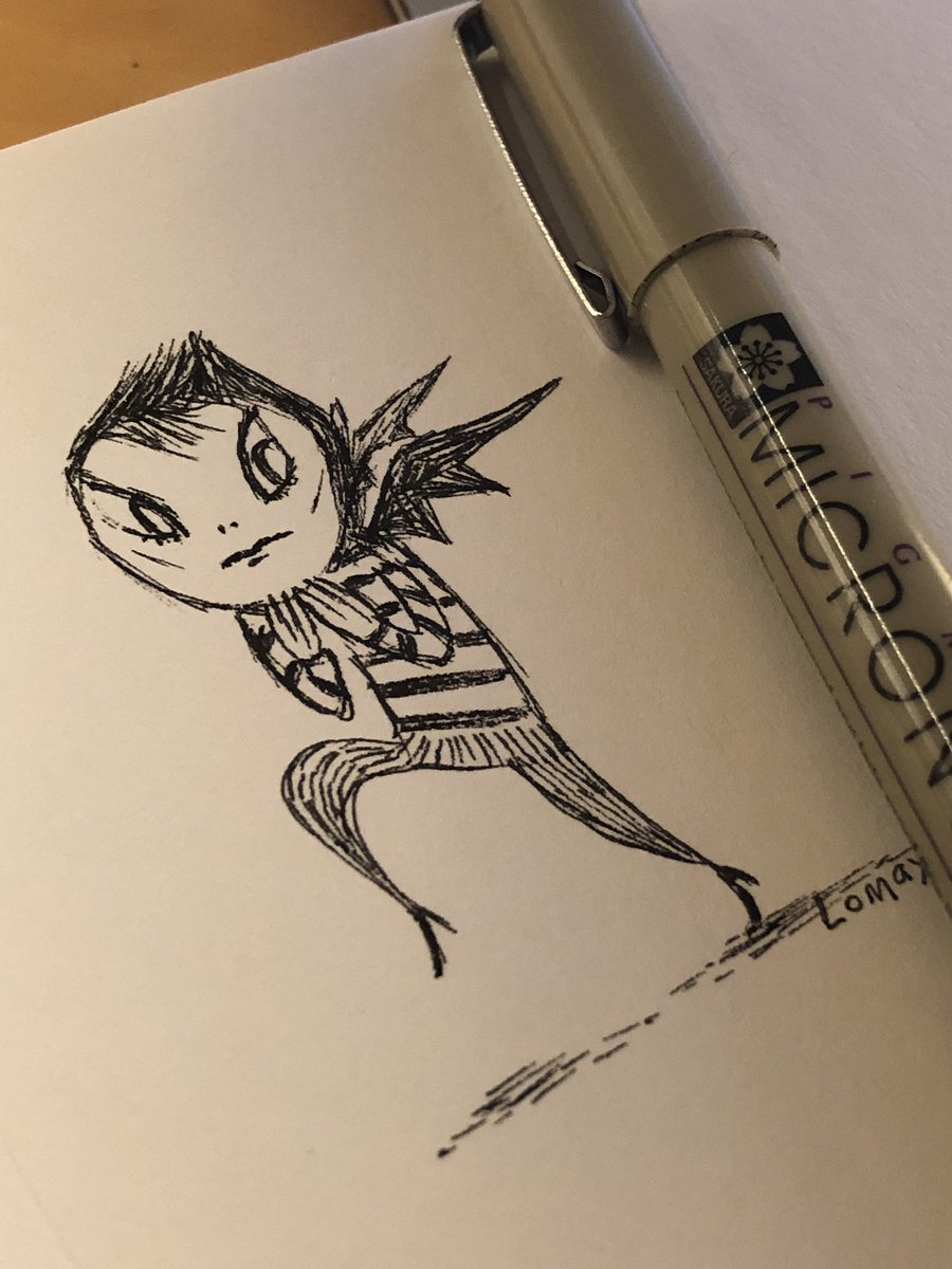 melissalomaxart's tweet photo. #Inktober2019 Still version of my ‘Bait Bat’! 🦇#October3rd @mrjakeparker @inktober #halloween #bat #bait #baitbat #illustration #halloween #autumn #halloweenart #spooky #cuteart #sketchbook #vintage #artistsontwitter #ChildrensBooks https://t.co/bhYpNg0rvq