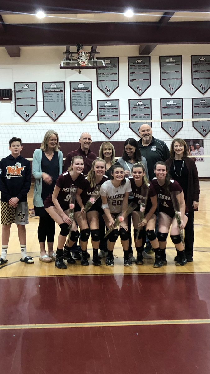 MichOb22's tweet photo. @AMHSFalcons @volleyballAMHS  let��s not forget the Varsity Volleyball 🏐 seniors recognized at Homecoming 10/5:
Moya McKeever, Mollie Moran, Valerie MacNeil, Lauren Hahnenfeld, Julianne Deanne &amp; Jordan Antolin (not shown) 6 terrific young ladies dedicated 4 years to the program. https://t.co/TpnmRyXhcO