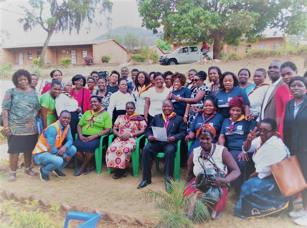 GirlGuidesMw's tweet photo. Training of School authorities, Guide Leaders, Mothergroup members in CR, GBV, alcohol, drug and substance abuse prevention and creating linkages with the community police, social warfare &amp; child protection workers under the 5 year FORUT-Norway funded project 
#FORUT- Norway
#ADD https://t.co/JH4LoAWEVK