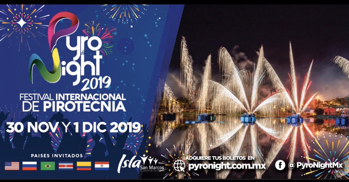pyronightmexico's tweet photo. Nuevos retos que cumplir nacional e internacionalmente ente #Pyronight #2019 #mexico  #PatrimonioCultural #Aguascalientes https://t.co/zajjAJXdYS