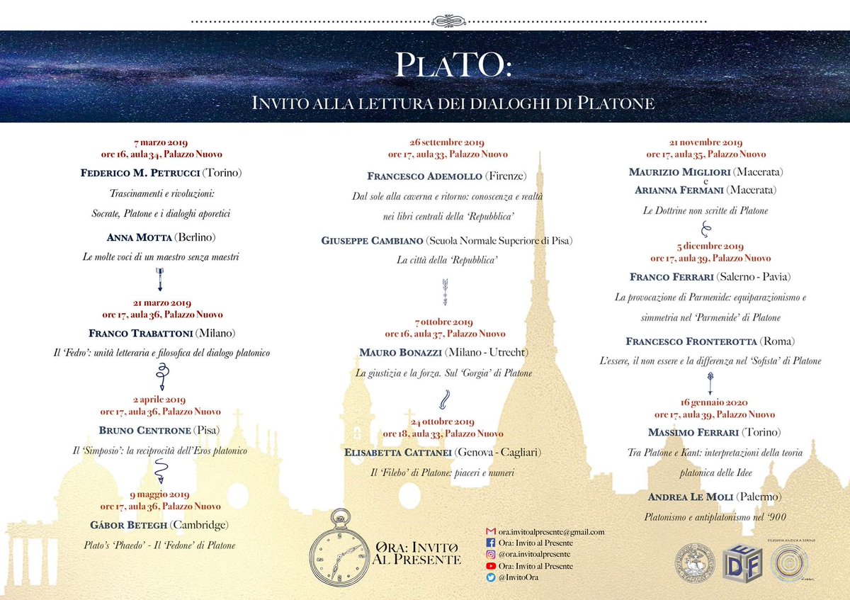 InvitoOra's tweet image. Siamo tornati! Ma in realtà non ce ne siamo mai andati. 
Dopo le vacanze estive #PlaTO riprende con nuovi grandi incontri da non perdere! Vi aspettiamo! 
#savethedates 😍