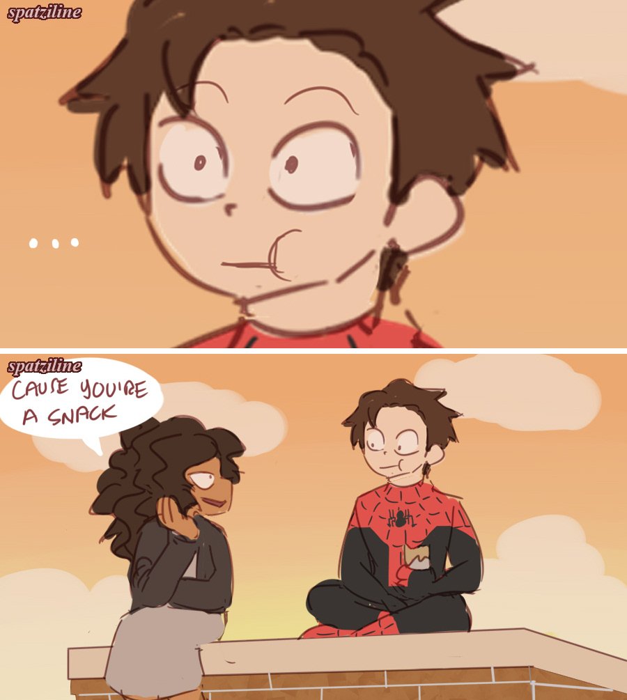 Did it hurt? BASED ON THIS: https://t.co/svswgBM39P #SpiderMan #spideychelle 