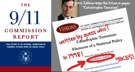 In addition to co-authoring this "astonishingly precognitive" article, Philip Zelikow, "a self-described expert in 'the creation and maintenance of public myths' wrote the 9/11 Commission Report in chapter outline before the Commission even convened"!4/ https://kevinbarrett.heresycentral.is/2016/04/911-coverup-czar-zelikow-doesnt-know-what-the-real-story-is/