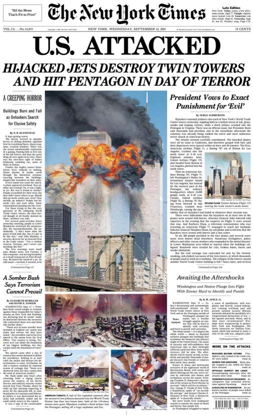 When one watches in retrospect how we were manipulated to accept this "official" story, it is not hard to think that there was some kind of "9/11 script" that at least certain TV reporters, anchors & commentators were following & that some "guiding hand" was behind it all./8