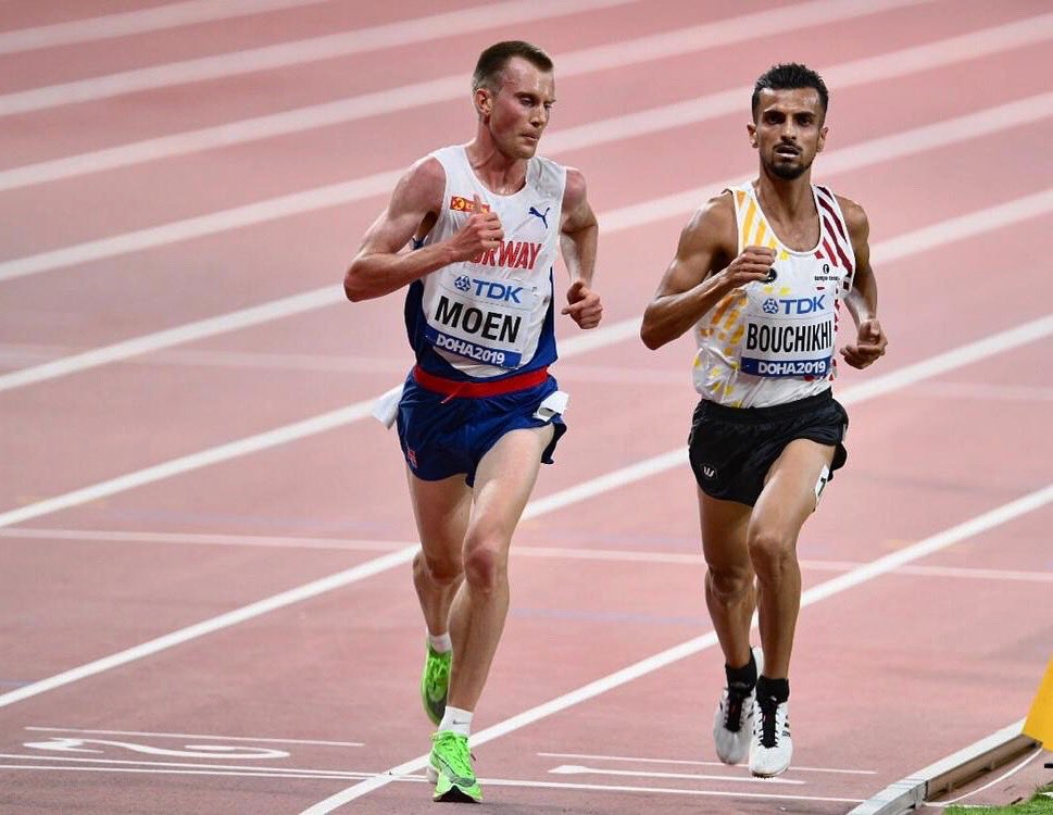 Soufiane Bouchikhi took the 14th place in a very fast 10.000m. Great run, Soufi! #Doha2019 #IAAFworlds #TeamBizzSports