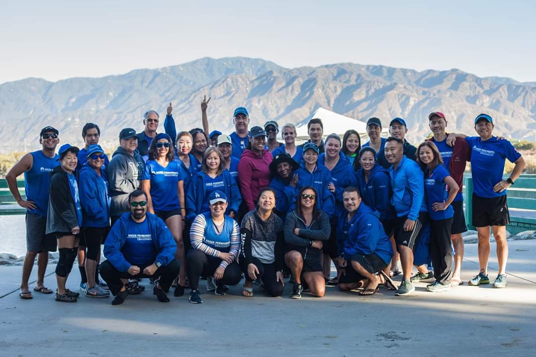 mifeng1's tweet photo. Our KP Dragonfit dragon boat team comprised of SCPMG and KP team members and friends all over SCAL took Golds 
in the mixed and women's division this weekend at the Santa Fe Dam race. Go KP!
#dragonboat 
#thrive 
#wellness 
@kpthrive https://t.co/1t6IvVLNtl