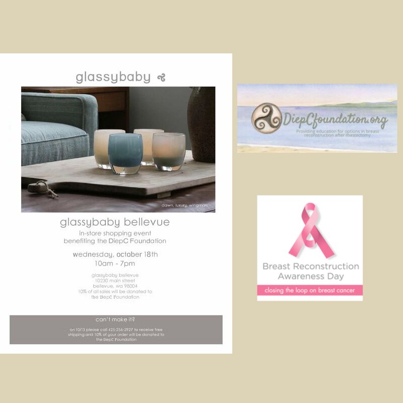 6state's tweet photo. DiepCFoundation is counting the days to #BRAday in #Seattle with @glassybaby Come see us in downtown #BellevueWashington October 18. #BreastReconstruction #KnowAllYourOptions after #mastectomy Details ๐ https://t.co/kfm4iNXWQH https://t.co/vVCm5cMqes
