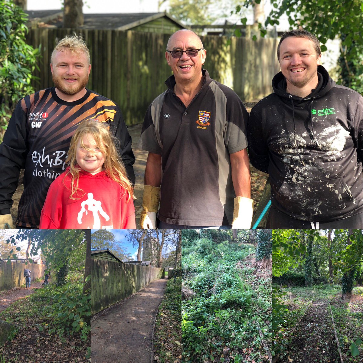 Thanks to our volunteers (some pictured below) who worked with the @Cambornetc1 on the start of work to renovate ‘The Spinney’. Lots more to do but we tried to give it a good start along with members of the Spinney action group #supportyourcommunity