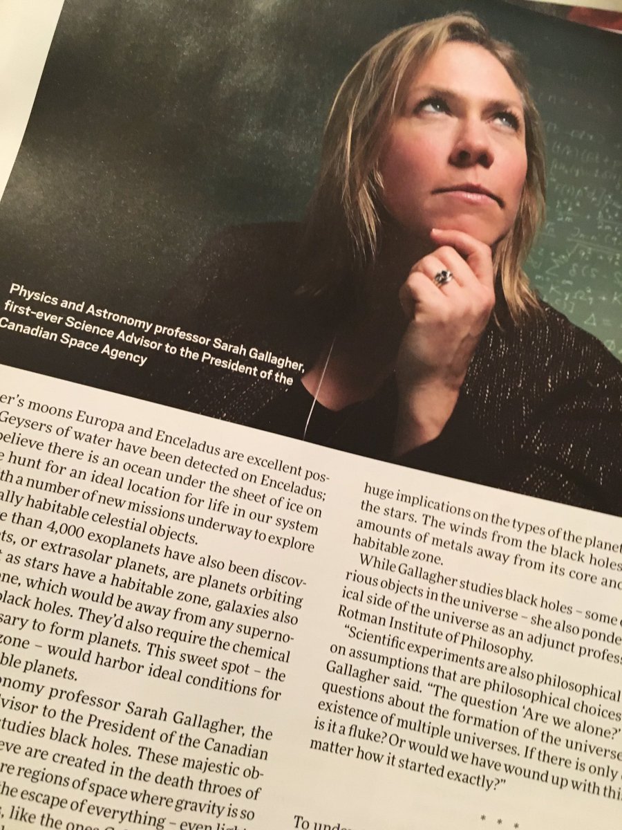 ficuddy's tweet photo. Catching up on my reading and super excited to see one of my favourite scientists in ⁦@uwogazette⁩ fall edition! Making massive contributions to the CSA no doubt! ⁦@scgQuasar⁩  ⁦@WesternU⁩ https://t.co/kXRx9zouPT