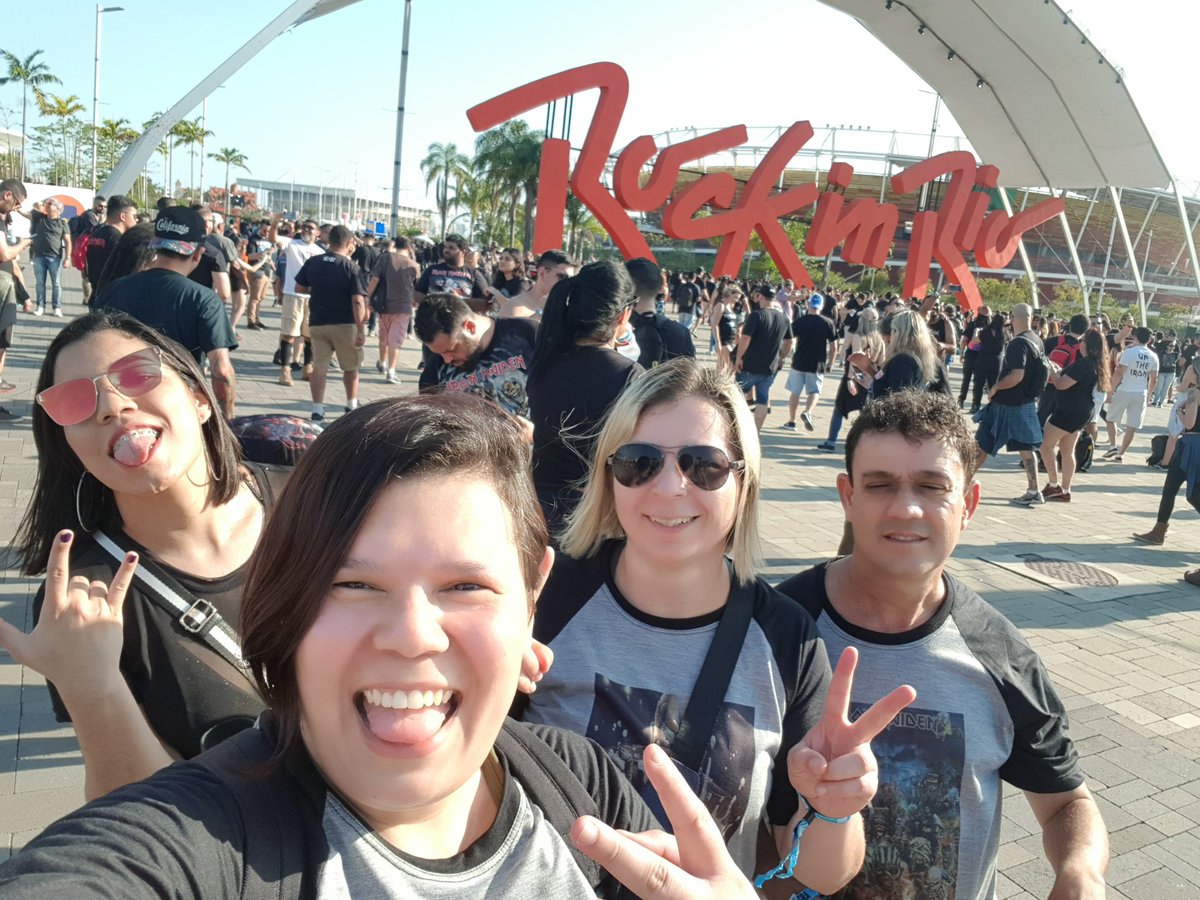 #RockinRio2019 04/10/2019 o melhor dia #IronMaidenNoRockInRio