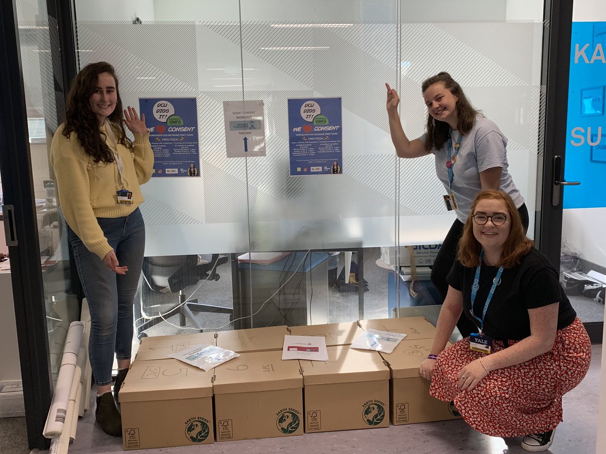 aislingfagan_'s tweet photo. Over 550 first year @DublinCityUni students completed Smart Consent workshops this week! 23 workshops over 2 campuses across four days could not have been possible without the incredible work from the consent team; @sineadmcgrath6, @ruth_lynam & @Katie__Fay ie. the dream team! 💛 https://t.co/PGJaUgZhyd