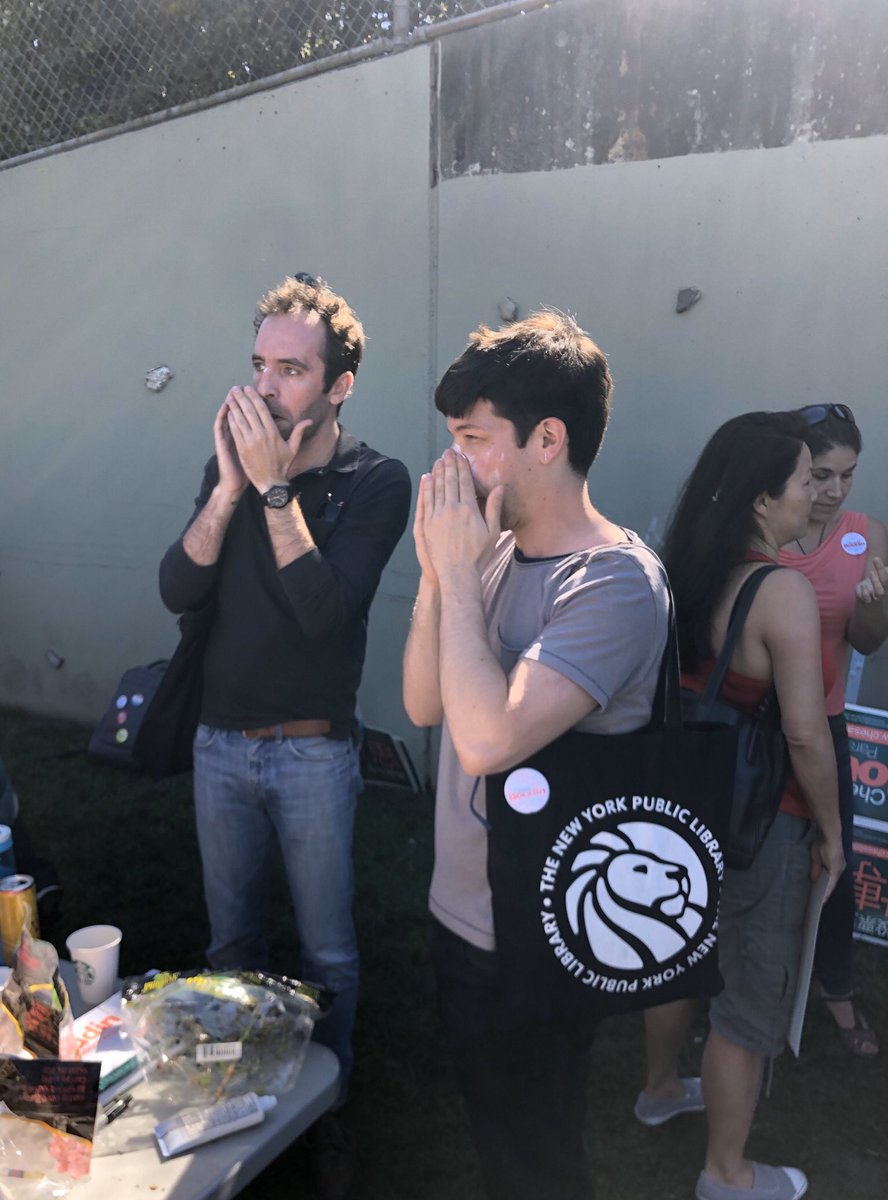 Putting sunscreen on