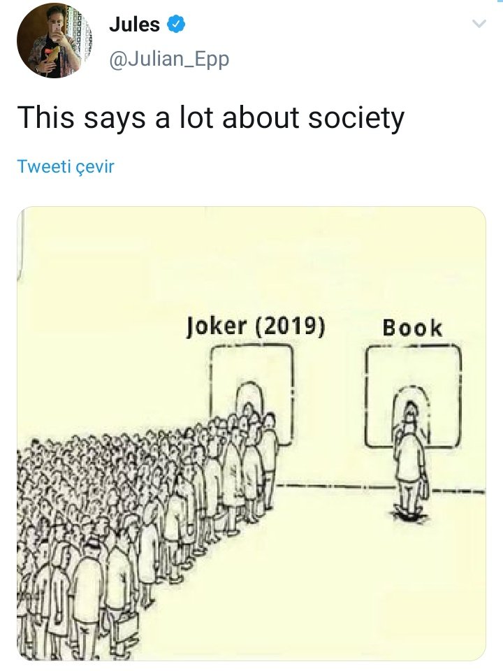 Says a lot. это многое говорит об обществе питер гриффин. это многое говорит о нашем обществе. This tells a lot about society. общество общество джокер.