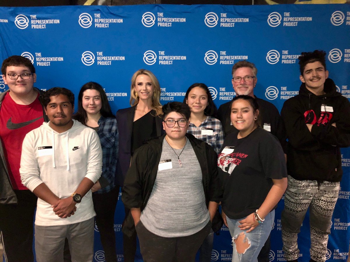 Yosemite High School Students have the opportunity to meet and hear with the first partner of California, Jennifer Siebel Newsom speak, at the Representation Project's Youth Media Summit. #YMS2019 An inspiring day!