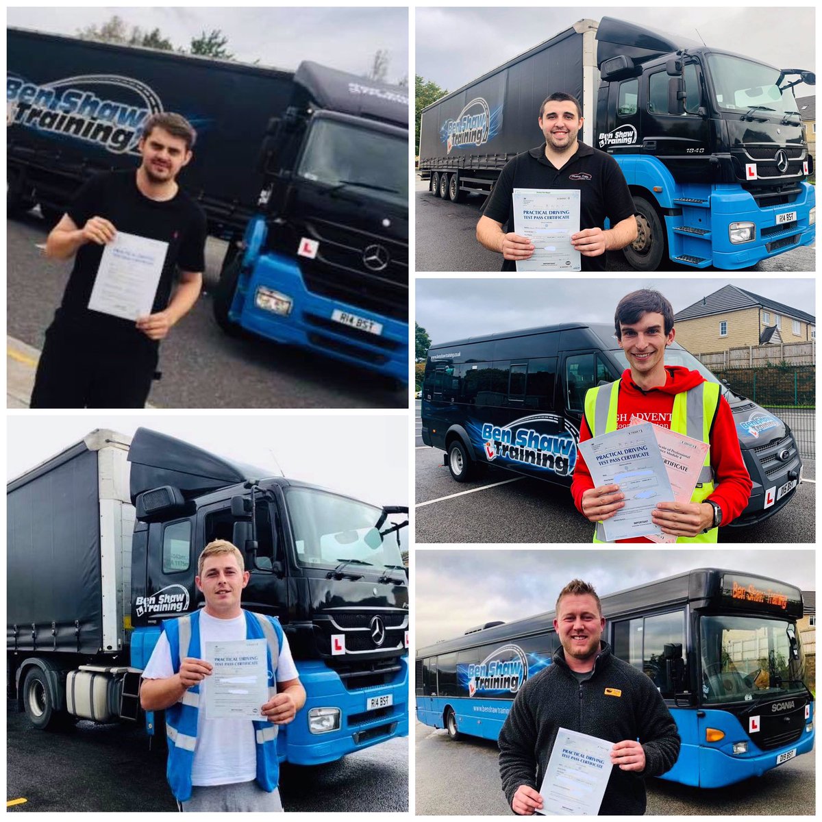 BenShawTraining's tweet photo. Mondays come around too quickly but before we think about work again, let’s congratulate those who passed with us. We are immensely proud of you all and thank you for choosing to learn with us! #Training #HGV https://t.co/gJsh3rWuuv