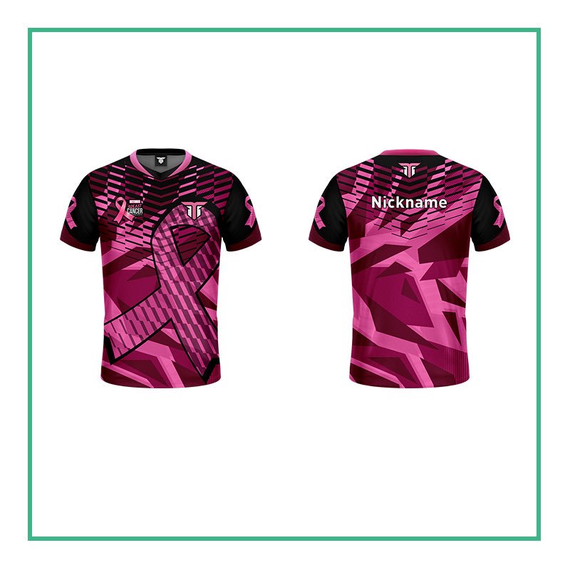 A late post but a necessary post. We here at Mint Threads are big supporters of Breast Cancer Awareness. That being said for every one of out BCA jerseys sold, all proceeds will be donated to Sandra J. Wing Healing Therapies Foundation. A local charity that we stand behind.