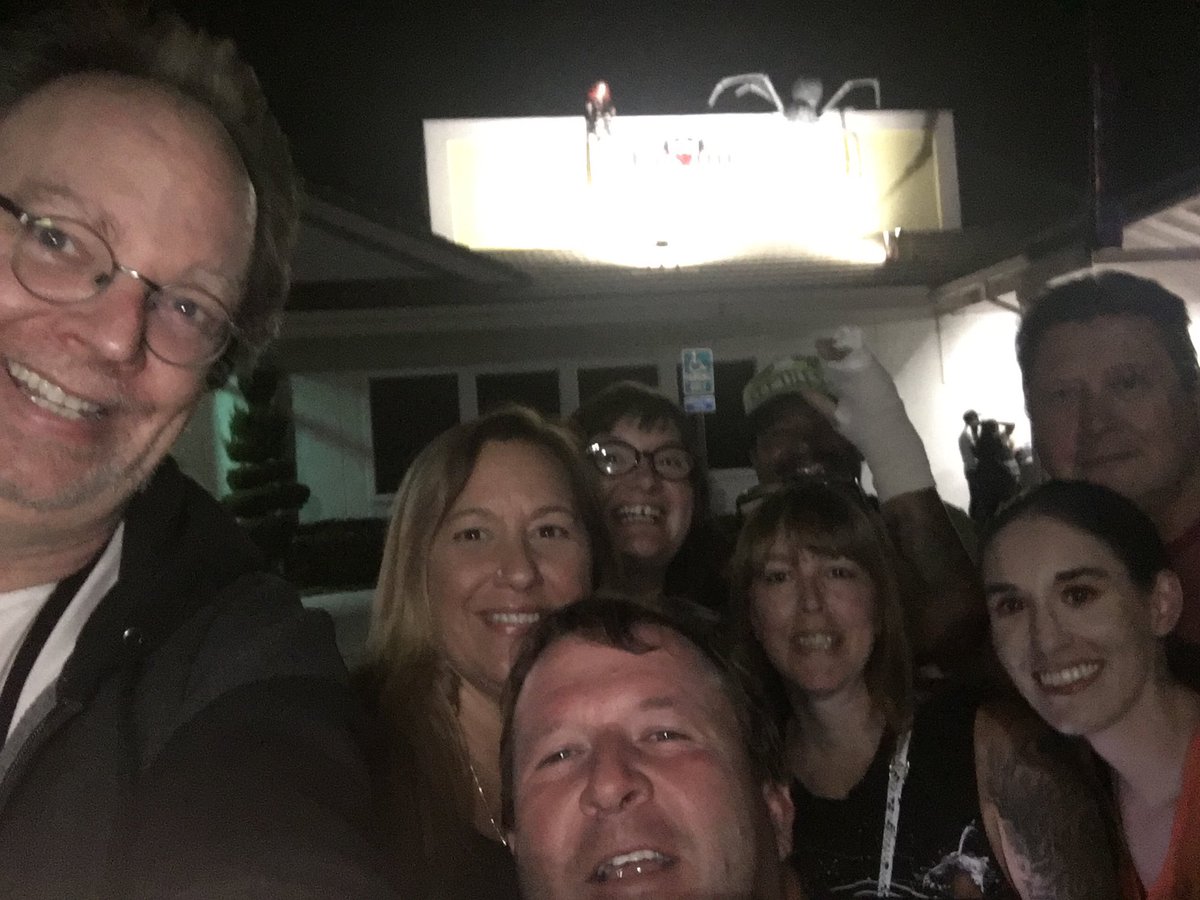 NightmareVtown's tweet photo. Some of our @NightmareVtown crew, getting our haunt on at OTHER local haunts! We had a great time at both @_skreamz in Fairfield, and @corbettshouse in Davis!! https://t.co/XdX41MIfcb