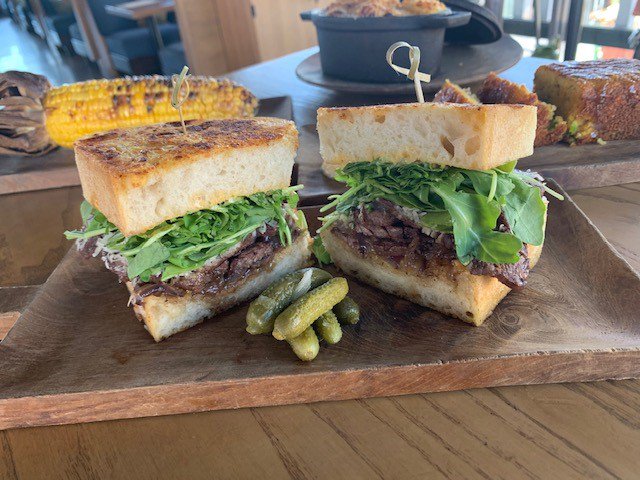 🎵 Like an Urban Cowboy 🎵 *tune of Rhinestone Cowboy*

I reckon' you should join us for Saddle Up Sunday to enjoy this delicious steak sandwich!  😋

#SaddleUpSunday #Mixology101 #yeehaw