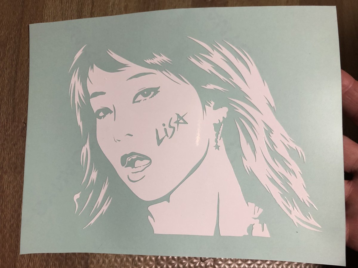 haratin1991s's tweet photo. ☆カッティング依頼品‼️☆ #lisa #cuttingsticker #handmade #haratin #haratincut #カッティングシート #切り絵 https://t.co/csRvOYM348