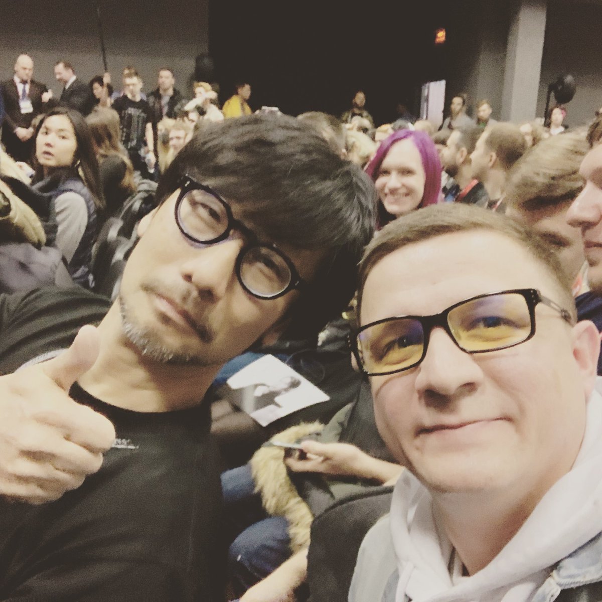 VisualAbsorber's tweet image. Сфотографироваться с Хидео Кодзимой? Легко! Потому, что я могу это. #kojima #hideokojima #кодзима #кодзимагений #игромир2019