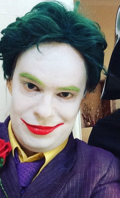jedw's tweet image. I dunno who this Joaquin Phoenix is or anything, but can we just agree there's one Joker areound here. #NeverToBeRepeated #computing4wc #selfiesunday LOL